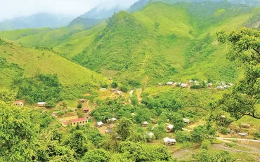 Một góc bản Dộ-Tà Vờng, xã Trọng Hóa, huyện Minh Hóa (Quảng Bình). 