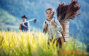 Một bé gái ở Hà Giang (Ảnh: Nguyễn Minh Đức).