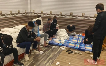 Hiện trường vụ việc.