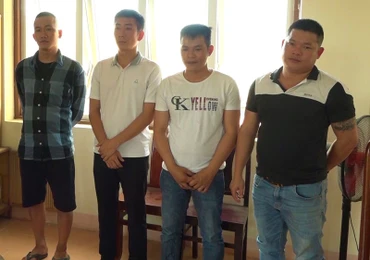 Các đối tượng đánh bạc qua mạng bị Công an Quảng Bình khởi tố.
