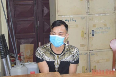 Đối tượng Vũ Văn Tuất bị bắt giữ về tội giết người, cướp tài sản.