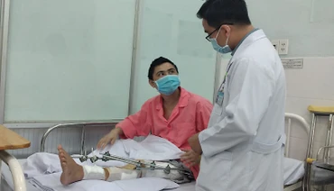 Bệnh nhân sau ca mổ.