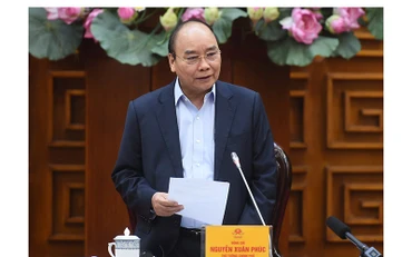 Thủ tướng Nguyễn Xuân Phúc chủ trì cuộc họp Thường trực Chính phủ.