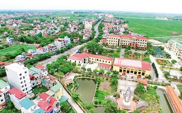 Diện mạo huyện Thanh Oai ngày càng khang trang. Ảnh: NGỌC ÁNH