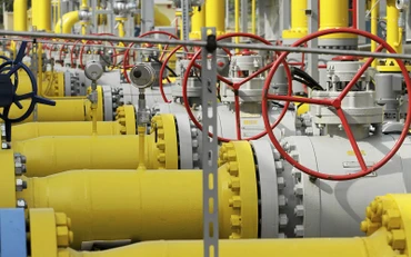 Hệ thống đường ống dẫn khí đốt ở Gustorzyn, miền trung Ba Lan. (Ảnh: Reuters)