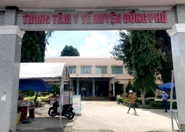 Trung tâm y tế huyện Đồng Phú, nơi bà Thái Thị Mỹ Hạnh làm việc trước khi bị kỷ luật.