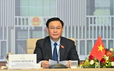 Chủ tịch Quốc hội Vương Đình Huệ. Ảnh: Duy Linh