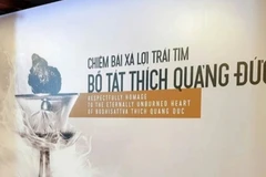 [Video] Chính thức chiêm bái xá lợi trái tim Bồ tát Thích Quảng Đức