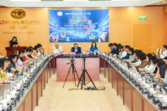 Toàn cảnh cuộc họp báo.