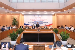 Toàn cảnh cuộc họp báo.