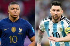 Kylian Mbappe và Lionel Messi.