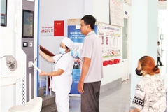 Mô hình Ki-ốt sức khỏe thông minh được người dân tin tưởng tại Trạm Y tế xã An Phước.