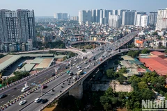 Cầu Vĩnh Tuy, Hà Nội. (Ảnh nhandan.vn)