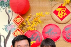 Kỹ sư Nguyễn Bình Nam tại một hoạt động của Câu lạc bộ Bạn thương nhau.