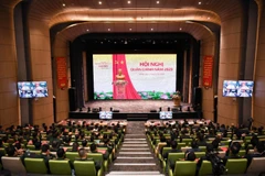 Toàn cảnh Hội nghị Quân chính của Tập đoàn Viettel.