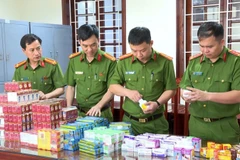 Thuốc giả được Công an tỉnh Thanh Hóa phát hiện, thu giữ. Ảnh: Lam Sơn