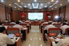 Quang cảnh hội nghị. (Ảnh: PHONG NGUYÊN) 