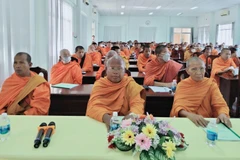 Lớp tập huấn cho chức sắc, chức việc Phật giáo Nam tông Khmer. 