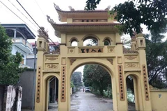 Vẻ đẹp làng Chùa, xã Sơn Công, Hà Nội. Ảnh: Quang Thiều