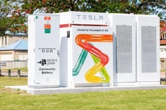 Pin cộng đồng tại thị trấn Ballan. Ảnh: ENERGY MATTERS