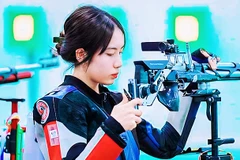 Xạ thủ Lê Thị Mộng Tuyền.