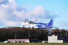 Máy bay Dornier 228 của hãng ZeroAvia. Ảnh: AP