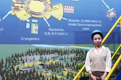 Mai Quỳnh Anh đang là nghiên cứu viên tại JINR. 