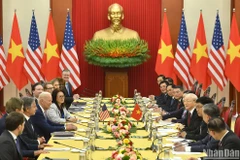 Tổng Bí thư Nguyễn Phú Trọng hội đàm với Tổng thống Hoa Kỳ Joe Biden.