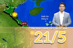 [Video] Dự báo thời tiết đêm nay và ngày mai 21/5/2025: Xuất hiện nắng nóng cục bộ ở miền Trung