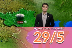 [Video] Dự báo thời tiết ngày 29/5/2025: Mưa lớn trên diện rộng tại Bắc Bộ và Bắc Trung Bộ