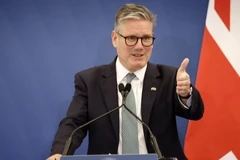 Thủ tướng Anh Keir Starmer phát biểu họp báo ngày 16/9/2024. (Ảnh: THX/TTXVN)