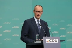 Tân Thủ tướng Đức Friedrich Merz. (Ảnh: THX/TTXVN)
