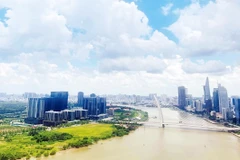 Một góc đô thị Thành phố Hồ Chí Minh. (Ảnh TÙNG QUANG) 