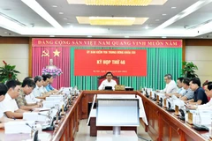 Quang cảnh Kỳ họp thứ 46 diễn ra ngày 29/8/2024 của Uỷ ban Kiểm tra Trung ương.