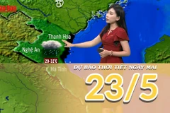 [Video] Dự báo thời tiết đêm nay và ngày mai 23/5/2025: Bắc Bộ mưa lớn 