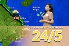 [Video] Dự báo thời tiết đêm nay và ngày mai 24/5/2025: Mưa lớn trên khu vực Bắc Bộ