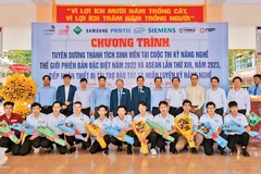 Tuyên dương sinh viên tại kỳ thi Kỹ năng nghề Asean 2023.