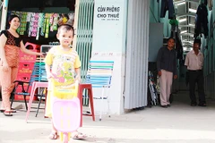 Nhà thuê tạm qua tháng.