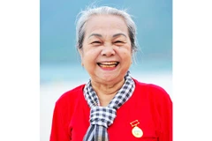 Chân dung nữ cựu tù Côn Đảo Hoàng Thị Khánh. Ảnh: NGUYỄN Á