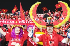 Niềm vui của người hâm mộ khi đội tuyển Việt Nam giành chức vô địch AFF Cup 2024. Ảnh: LÊ MINH