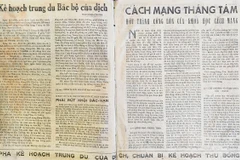 Các bài viết của đồng chí Trường Chinh và Nguyễn Khánh Toàn trên Báo Sự Thật số 117, ra ngày 19/8/1949.