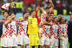 Sau chiến thắng 2-1 trước Maroc, Croatia có lần thứ hai liên tiếp về đích trong tốp 3 chung cuộc ở sân chơi World Cup. (Ảnh: FIFA)