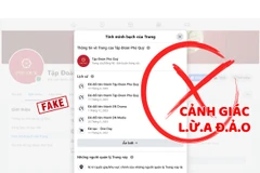 Một fanpage giả mạo thương hiệu Phú Quý để lừa đảo.