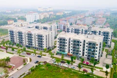 Khu nhà ở xã hội tại khu đô thị mới Thanh Lâm - Đại Thịnh 2, huyện Mê Linh, Hà Nội.