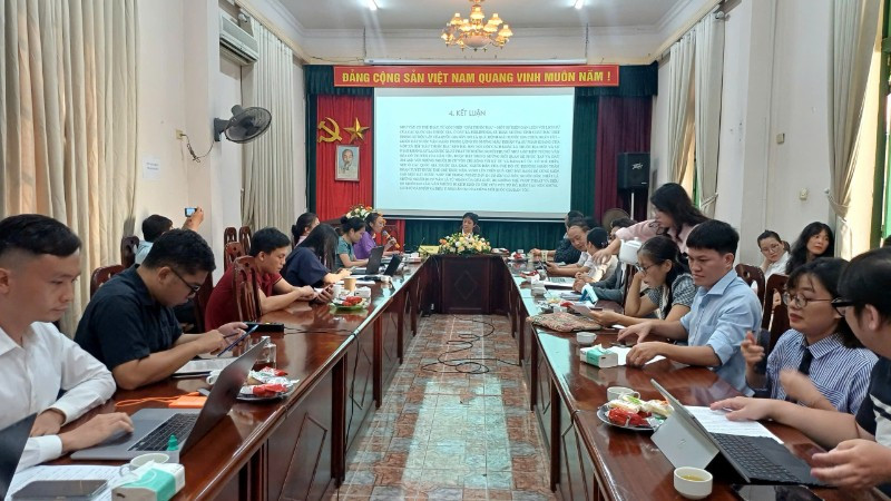 Toàn cảnh hội thảo "Văn học và xây dựng quốc gia ở Đông Nam Á: Các vấn đề lý thuyết và ứng dụng".
