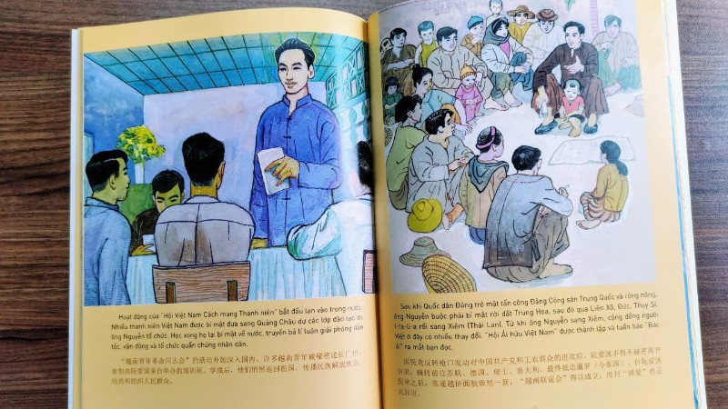 Tác phẩm "Kể chuyện Bác Hồ" được trình bày rất công phu. ke-chuyen-bac-ho-2-8455.jpg