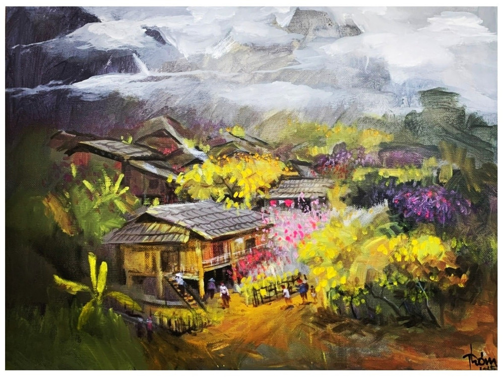 "Mèo Vạc nắng" - tác phẩm thể hiện rõ sự rộng mở trong không gian sáng tạo. 522598569-4122901381359189-2146637523190176785-n.jpg