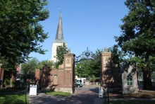 Khuôn viên Đại học Harvard tại thành phố Cambridge, bang Massachusetts, Mỹ. (Ảnh: Tân Hoa xã)