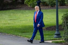 Tổng thống Mỹ Donald Trump tại Nhà Trắng ở Washington D.C., ngày 20/6. (Ảnh: Tân Hoa xã)