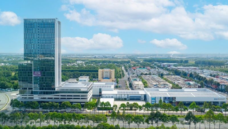 Một góc Trung tâm Thương mại thế giới thành phố mới Bình Dương, phường Bình Dương, Thành phố Hồ Chí Minh. 